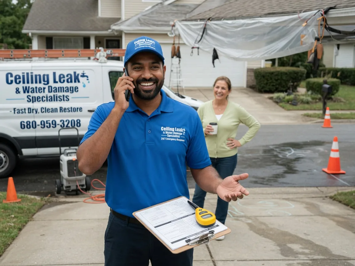 Ceiling Leak Cleanup Tendoy, ID FAQs